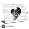 BW Musical Notes Universal Laptop 15in (12.2 x 8.8in) Skin
